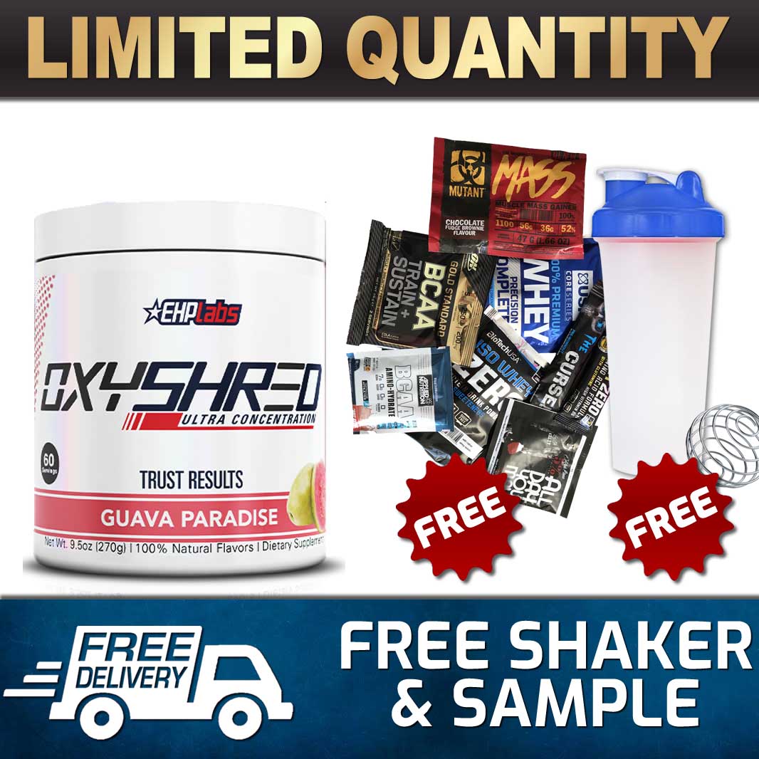 EHP LABS OXY SHRED 60 SRV RASPBERRY EHPLABS FAT BURNER WEIGHT LOSS